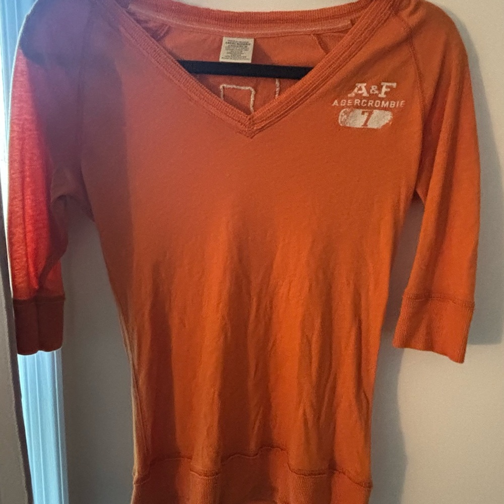 Abercrombie & Fitch Orange T-Shirt